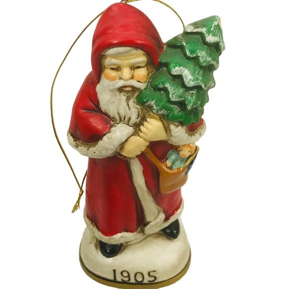 Vintage Christmas Reproductions Memories Of Santa Ornament 1905 Preowned In Box - Picture 2 of 9